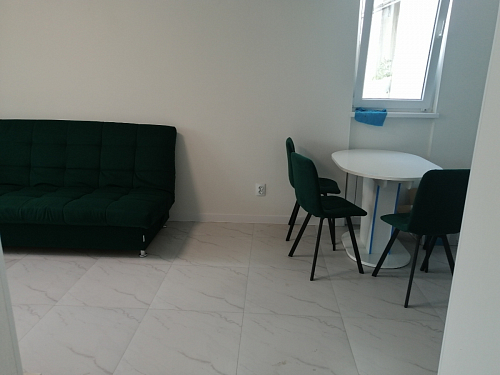 Стул на металлокаркасе Чилли К черный / зеленый фото покупателя 126