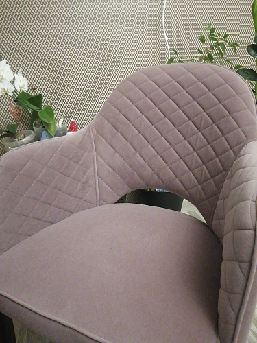 Стул на металлокаркасе Vener light purple фото покупателя 11