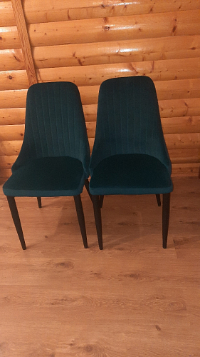 Стул на металлокаркасе Kora light purple / black фото покупателя 306