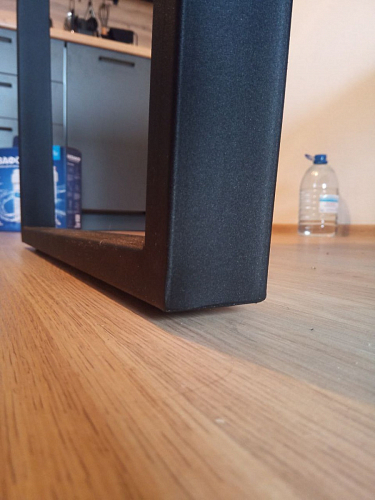 Деревянный стол Лота Лофт 120х75 белый матовый / дуб крафт золотой фото покупателя 154