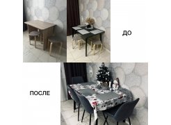 Стул на металлокаркасе Седа К крутящийся светло-серый  / белый фото покупателя 233