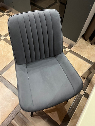 Стул на металлокаркасе Седа К коричневый velvet lux 100 / черный фото покупателя 82