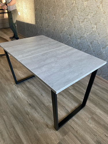 Деревянный стол Лота Лофт 120x75 дуб крафт табачный / черный матовый фото покупателя 150