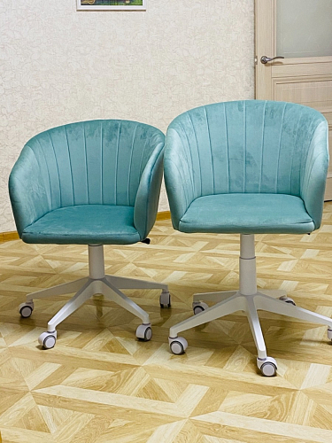 Компьютерное кресло Тибо confetti chocolate / белый фото покупателя 20