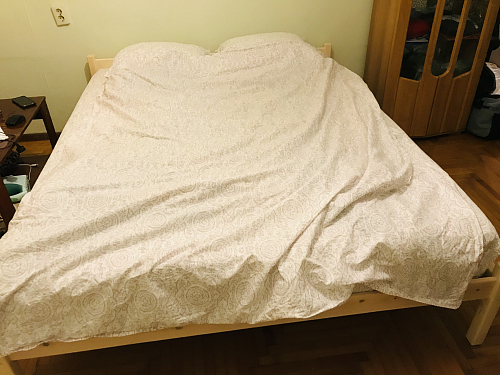 Двуспальная кровать Классика 160 x 200 см с основанием фото покупателя 4