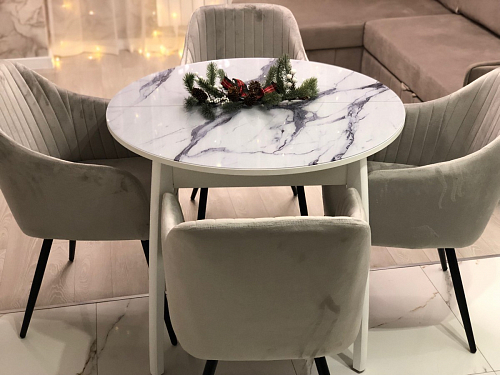 Стул на металлокаркасе Slam dark beige фото покупателя 5