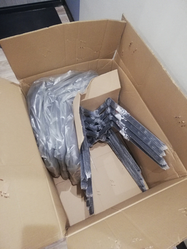 Стул на металлокаркасе Чилли К черный / зеленый фото покупателя 360