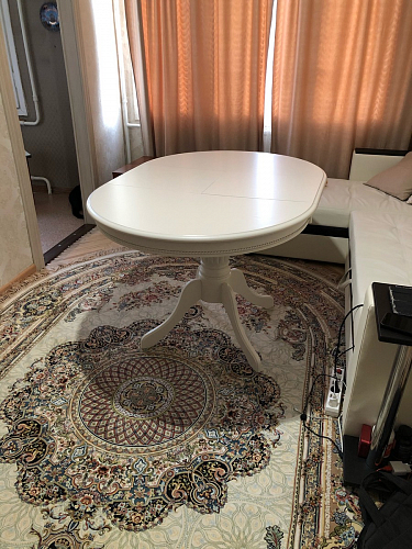 Стол раскладной Toskana 90 butter white фото покупателя 15