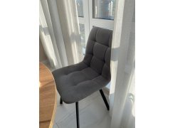 Стул на металлокаркасе Чилли розовый / черный каркас фото покупателя 366