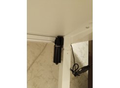 Компьютерный стол Маркос 140х80 голубой / черный фото покупателя 19