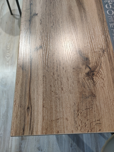 Деревянный стол Лота Лофт 140х80 черный матовый / бетон светлый фото покупателя 651