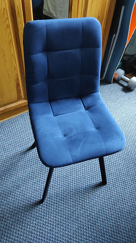 Стул на металлокаркасе Чилли зеленый / белый каркас фото покупателя 424