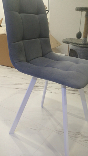 Стул на металлокаркасе Чилли черный / зеленый фото покупателя 1149