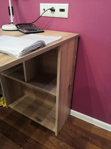 Письменный стол Битти Лофт 116х60х75 креатель / черный матовый фото покупателя 40