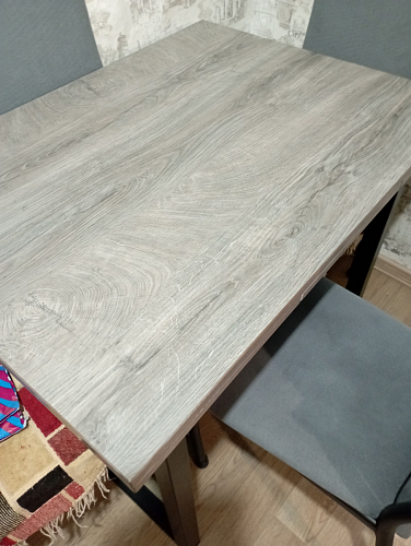 Стол Форли дуб велингтон / черный матовый фото покупателя 25