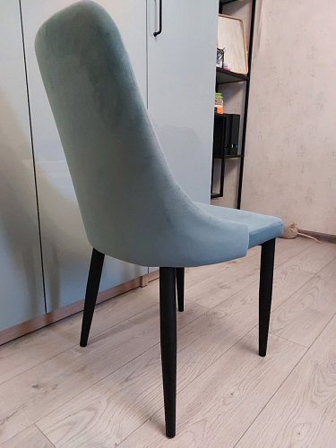 Стул на металлокаркасе Kora gray / black фото покупателя 107