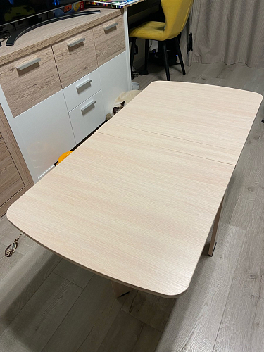 Стол-книжка СтК6 венге / дуб молочный высота 54 см фото покупателя 2