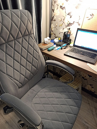 Компьютерное кресло Monte серое фото покупателя 27