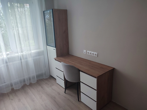 Письменный стол Элла ПС 02 серый графит 0162 / дуб крафт золото фото покупателя 9