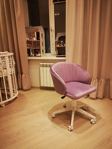 Компьютерное кресло Пард экокожа белый фото покупателя 106