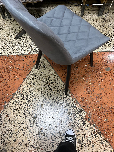 Комплект из "МР Стул Баодин К б/к латте (velutto 08) / черный каркас , 4 шт" фото покупателя 10