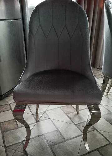 Стул на металлокаркасе Gustav black / chrome фото покупателя 3