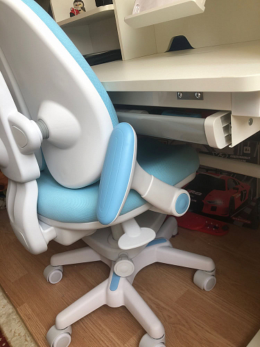 Компьютерное кресло Miracle/Миракл голубое фото покупателя 4