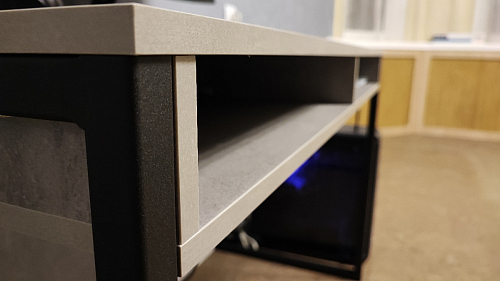 Письменный стол Леон Лофт черный матовый / дуб вотан фото покупателя 94