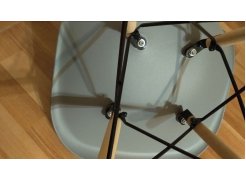 Пластиковый стул Eames PC-015 серо-голубой / дерево фото покупателя 274