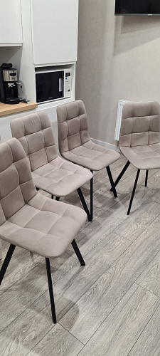 Стул на металлокаркасе Чилли зеленый / черный фото покупателя 1224