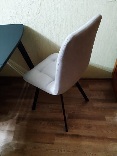 Стул на металлокаркасе Чилли синий / белый фото покупателя 1353