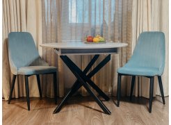 Стул на металлокаркасе Kora gray / black фото покупателя 68