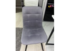 Стул на металлокаркасе Чилли светло-серый / черный фото покупателя 36