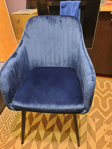 Стул на металлокаркасе Slam dark beige фото покупателя 86