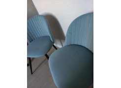 Стул на металлокаркасе Gabi gray / black фото покупателя 402