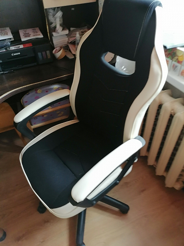 Компьютерное кресло Gamer черное / бежевое фото покупателя 87