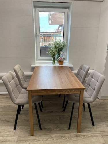 Комплект стульев Чилли 4 шт темно-серый / черный фото покупателя 377