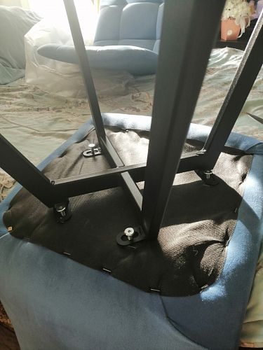 Стул на металлокаркасе Чилли черный / зеленый фото покупателя 735