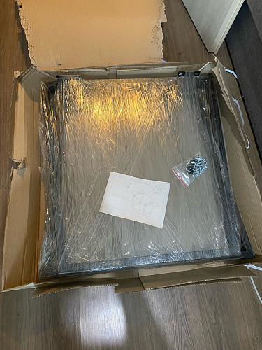 Деревянный стол Лота Лофт 140х80 черный матовый / бетон светлый фото покупателя 12