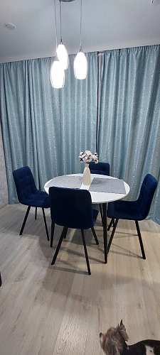 Стул на металлокаркасе Чилли бирюзовый / черный фото покупателя 1223