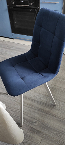 Стул на металлокаркасе Чилли зеленый / белый каркас фото покупателя 82