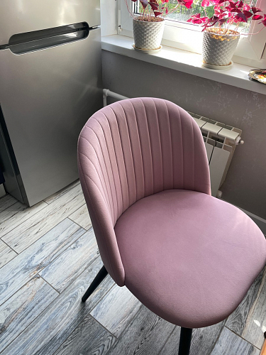 Стул на металлокаркасе Gabi gray / black фото покупателя 45