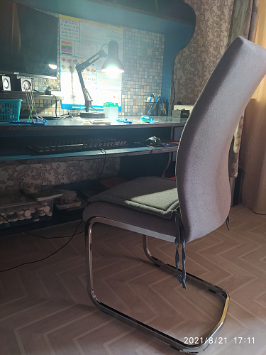 Стул Basit light grey fabric фото покупателя 83