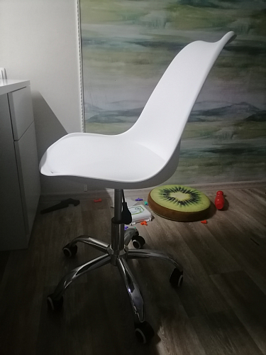 Компьютерное кресло Kolin gray / chrome фото покупателя 59