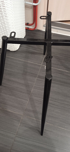 Стул на металлокаркасе Седа К латте / черный фото покупателя 262