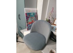 Стул на металлокаркасе Gabi 1 бежевый / черный с серебряными наконечниками фото покупателя 27