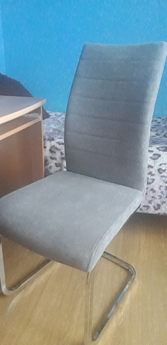 Стул Basit light grey fabric фото покупателя 92