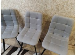 Стул на металлокаркасе Чилли светло-серый / черный фото покупателя 306