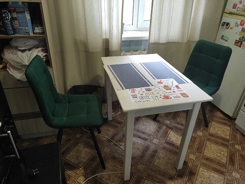 Комплект стульев Чилли 2 шт бежевый / черный фото покупателя 894