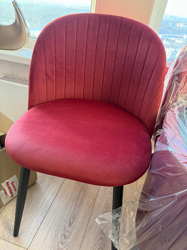 Стул на металлокаркасе Gabi gray / black фото покупателя 603